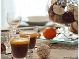 Crème chocolat et sa gelée de jus d'oranges.....Un délice!!!!! Livres Larousse cuisine