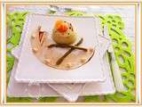 Flan aux asperges, saumon et aneth