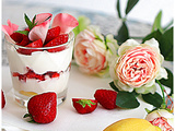 Mousse de fromage blanc, lemond curd, fruits rouges