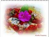 Papillote au saumon, tomates cerises et herbes du jardin.......et light svp