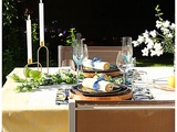 Table: Bleu et romance