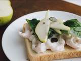 Tartines de crevettes au citron