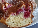 Gâteau au lait Concentré sucré aux Framboises