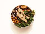 Buddha bowl aux pois chiches et kale