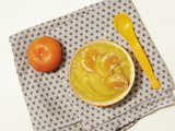 Compote de pommes et mandarine