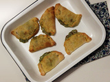 Empanadas à la ricotta, mozzarella et pesto