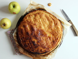 Galette des rois aux pommes et caramel au beurre salé