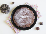 Gâteau à la châtaigne et chocolat blanc