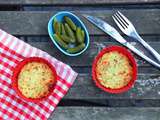 Muffins de pommes de terre aux 3 fromages et romarin