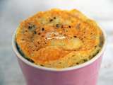 Mug cake mimolette bacon