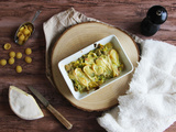 Orecchiette gratinés au chou romanesco et reblochon