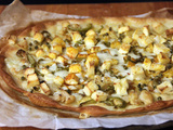 Pizza indienne au paneer