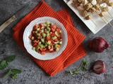 Salade marocaine au concombre et tomates