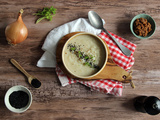 Velouté de chou-fleur au miso et lait de riz