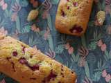 Gâteaux framboises et confiture de rhubarbe