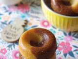 Madeleines rondes citron et chocolat