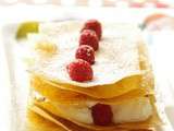 Mille feuilles aux framboises