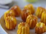 Minis cannelés automnale {Chèvre, miel et pommes}