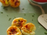 Minis quiches chorizo/ciboulette