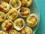 Minis tartelettes tomates confites, mozzarella et ricotta