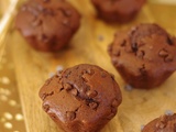 Muffins tout chocolat