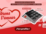 Nouvelle offre  l'amour se cuisine toute l'année 