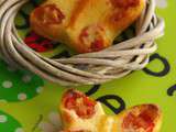 Papillons de parmesan, tomates cerises et basilic