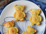 Petits cakes oursons jambon cru et cornichons