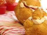 Petits choux aux fraises