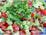 Salsa Tomate Avocat et Coriandre