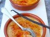 Crème brûlée à la vanille