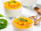 Panna cotta à la mangue et gingembre