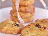 Cookies sans beurre, muesli et pommes, 100% bio