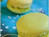 Macarons coco citron vert