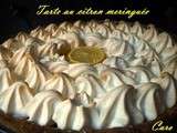 Tarte au citron meringuée (pâte sucrée Pierre Hermé et meringue suisse)