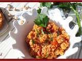 Boulghour aux tomates et pois chiches