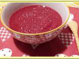 Compote de rhubarbe et Framboises