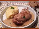 Cuisses de Poulet au vin rouge