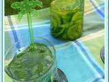 Detox water : concombre/menthe