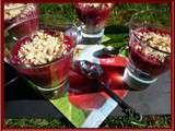 Gelée de cerises en verrine