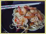 Nouilles chinoises aux crevettes