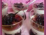 Panna Cotta au cassis