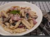 Penne aux Champignons et Bacon au Thermomix