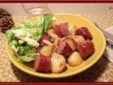 Pommes de terre sautées à la saucisse de Montbélliard au Cookéo