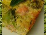 Quiche sans pâte Brocolis et Saumon