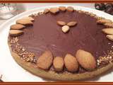 Tarte à la crème de marron et chocolat