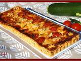 Tarte aux courgettes et tomates