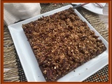 Brownie au granola et noix de pécan