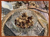 Granola aux noisettes et raisins