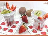 Pudding aux graines de chia aux fraises et Kiwis